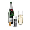 Final Touch Bubbles Sparkling, Champagne, Bubbly Glass Set with Opener - 10 oz (300 ml)