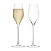 Final Touch Champagne Lead-Free Crystal Glasses - Set of 2