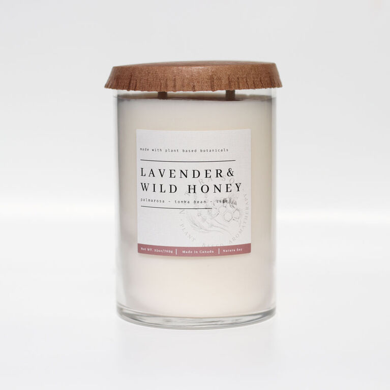 Lavender Wild Honey Soy Candle 25 Oz
