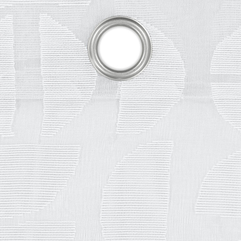 Semicircle Grommet Panel 95"L  White