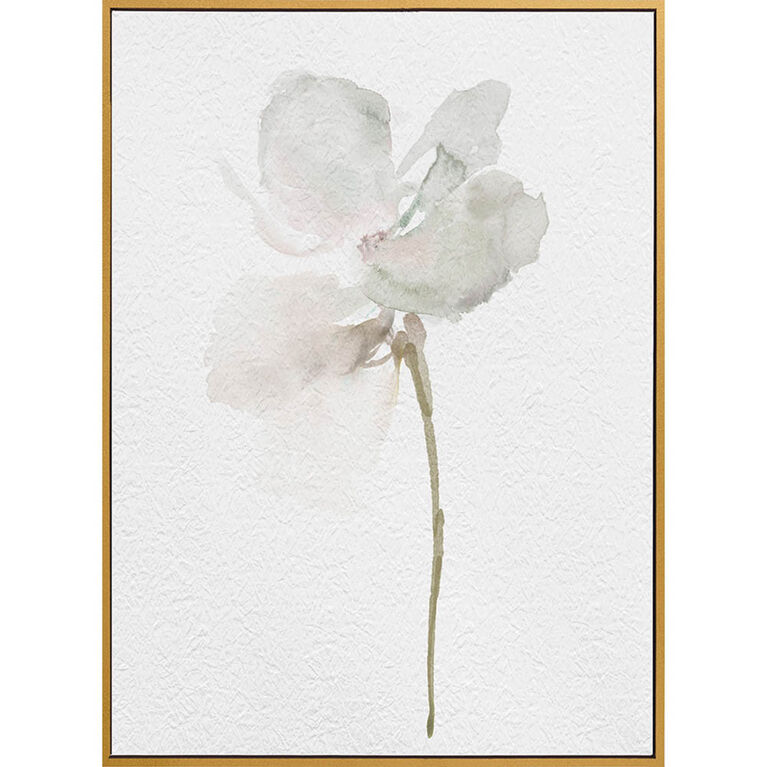 Rice Paper Floral 2 Canvas Art 22X30 inch