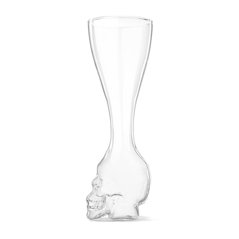 Final Touch Brainfreeze Skull Glass with Skeletal Frame