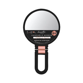 DC Mirrors 10X Soft Touch Hand Mirror - Rose Gold