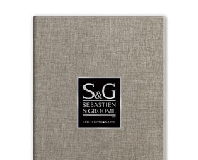 SEBASTIEN & GROOME Linen Look Tablecloth Linen 54"X70" Oblong