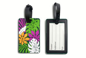 Core Home C-Set Of 2 Luggage Tags - Tropical Palms