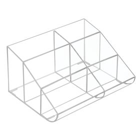 iDesign Clarity Cosmetic Palette Organizer Clear