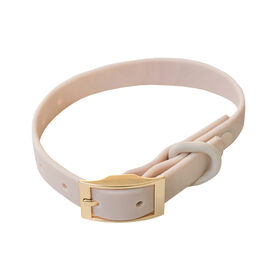 Dexypaws Waterproof Dog Collar in Nude - Size L