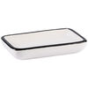 S&CO Retro Ceramic Soap Dish - White/Black