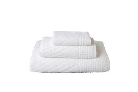 Talesma Mayfair White Bath Towel