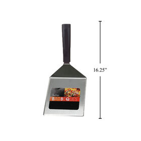 Better Barbeques Stainless Steel Giant Turner, 16", Black Handle