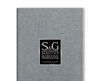 SEBASTIEN & GROOME Linen Look Tablecloth Silver 60"X104" Oblong