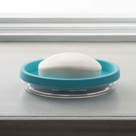 Moda At Home Oslo Soap Dish Soft Touch Finish Aqua