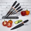 S&CO Safdie Black 6PC Knife Set Acrylic Stand