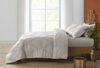 Beco Home Lattice Dot  7Pc Queen Bed in a Bag Comforter Set