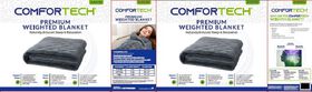 Comfortech Weighted Blanket Grey 15LB