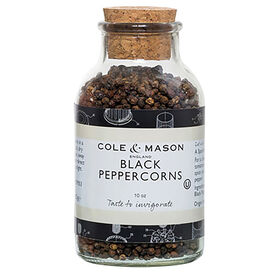 Cole & Mason Large Black Peppercorns 0.28Kg Refill