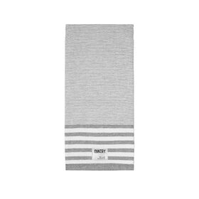 Striped Pantry Terry Towel Charcoal