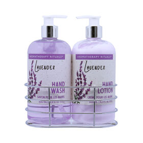 Aromatherapy 2Pc 500Ml Hand Care Caddy - Lavender