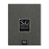 SEBASTIEN & GROOME Linen Look Tablecloth Grey 60"X84" Oblong