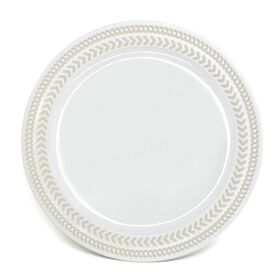 BIA Batik Dinner Plate, White