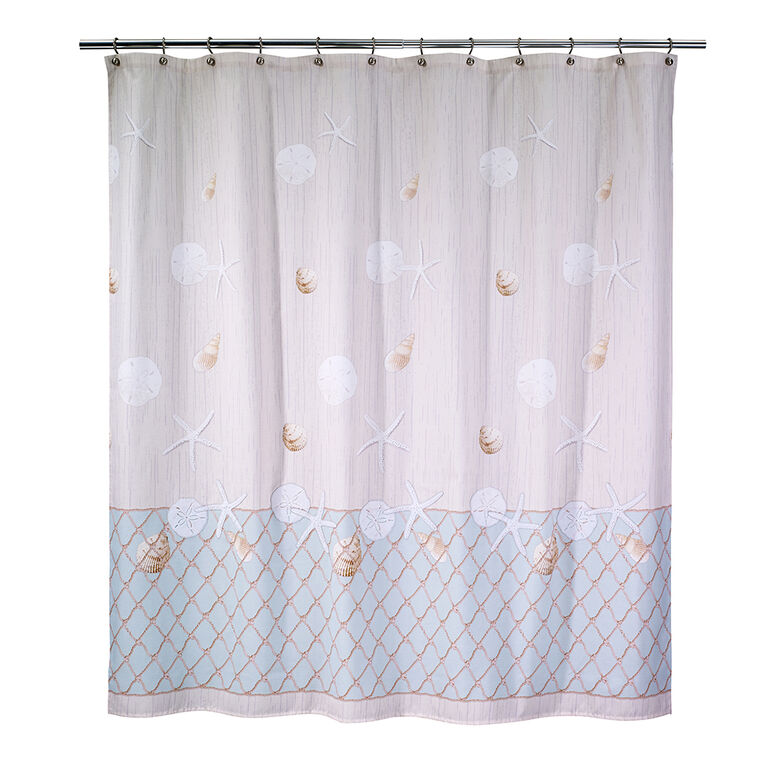 Avanti Linens Seaglass Multicolor Shower Curtain
