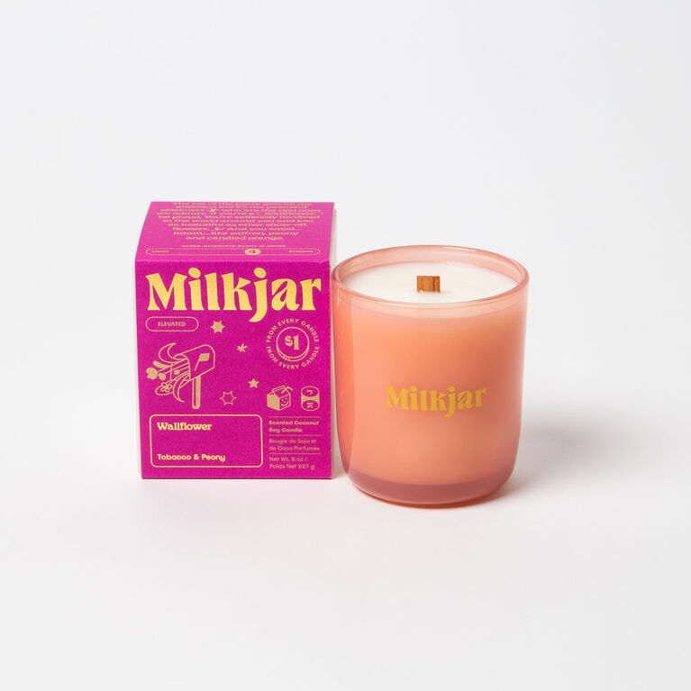 Milk Jar Candle Co. Wallflower 8 Oz Candle