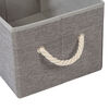 Honey Can Do Large Bins Heather Gray S/3