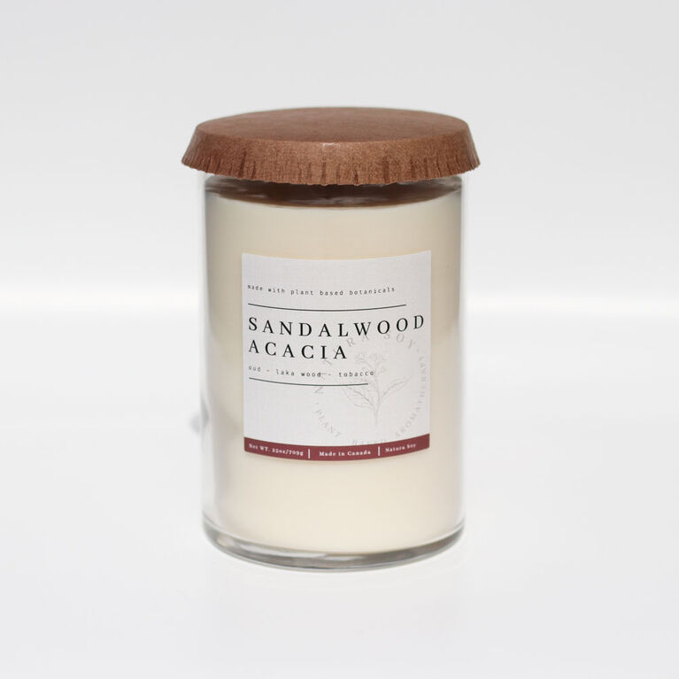 Sandalwood Acacia Soy Candle 25 Oz