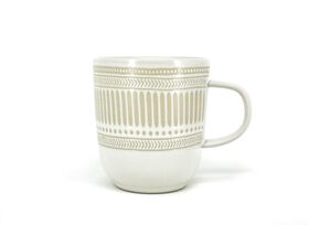 BIA Batik Mug, White