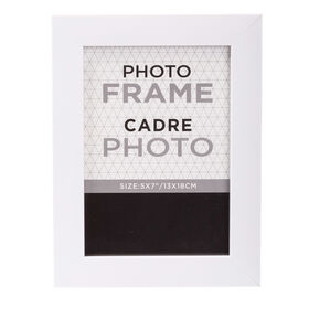 Truu Design Modern-Contemporary Solid Picture Gallery Frame, 5" x 7", White