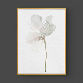 Rice Paper Floral 2 Canvas Art 22X30 inch