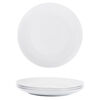 S&CO Gourmet Coupe Side Plates 21.5 Cm  set of 4, Superwhite