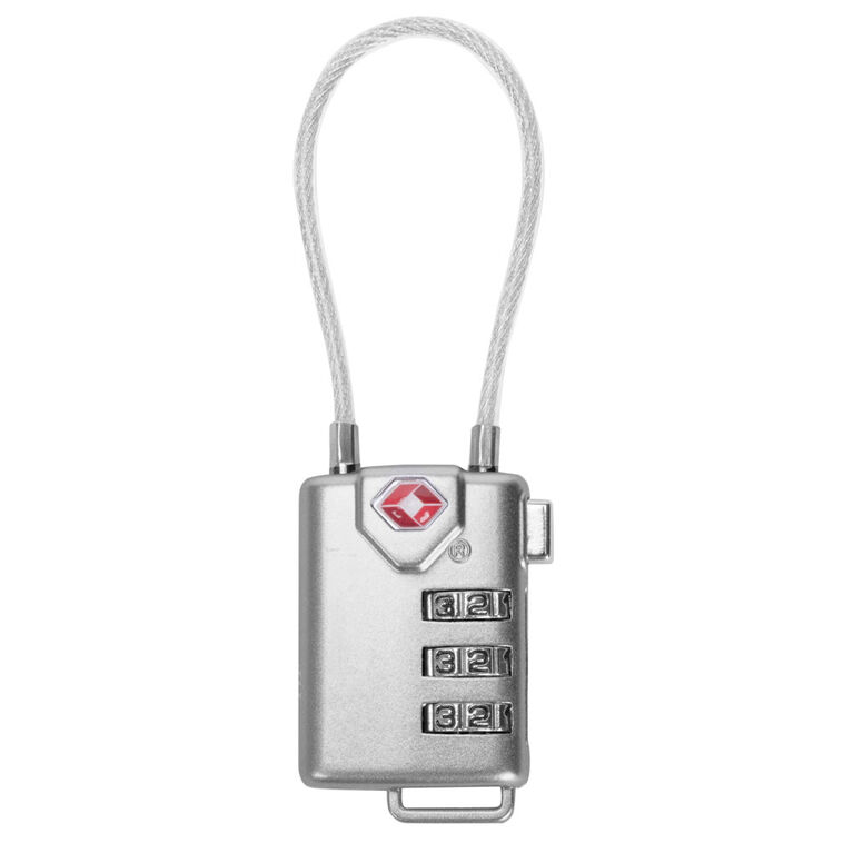3-Dial TSA Lock & Cable