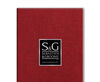SEBASTIEN & GROOME Linen Look Tablecloth Red 54"X70" Oblong