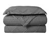 Krinkle - Double/Queen Duvet Cover Set - Diamond Clipped Jacquard, Steel Grey