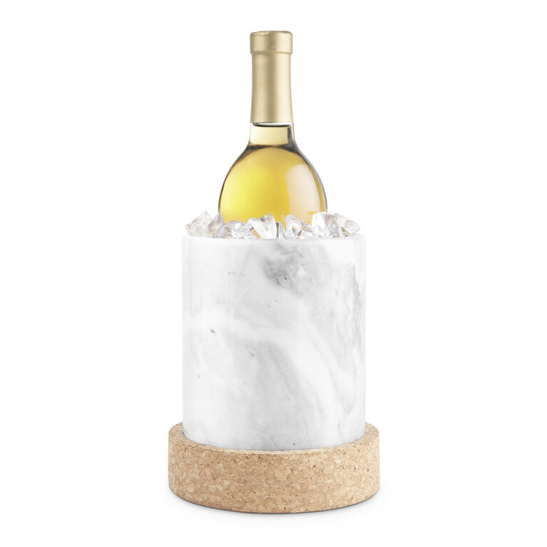 Final Touch Large Cork & Marble Wine Chiller