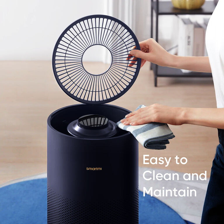 Smartmi Air Purifier P2 - Medical Grade HEPA 13 Filter with UV Sterilization for very large rooms up to 1356 Sqft, Removes 99.97% Of PM2.5, PM10, Dust, Pollen, Pet Dander and More.