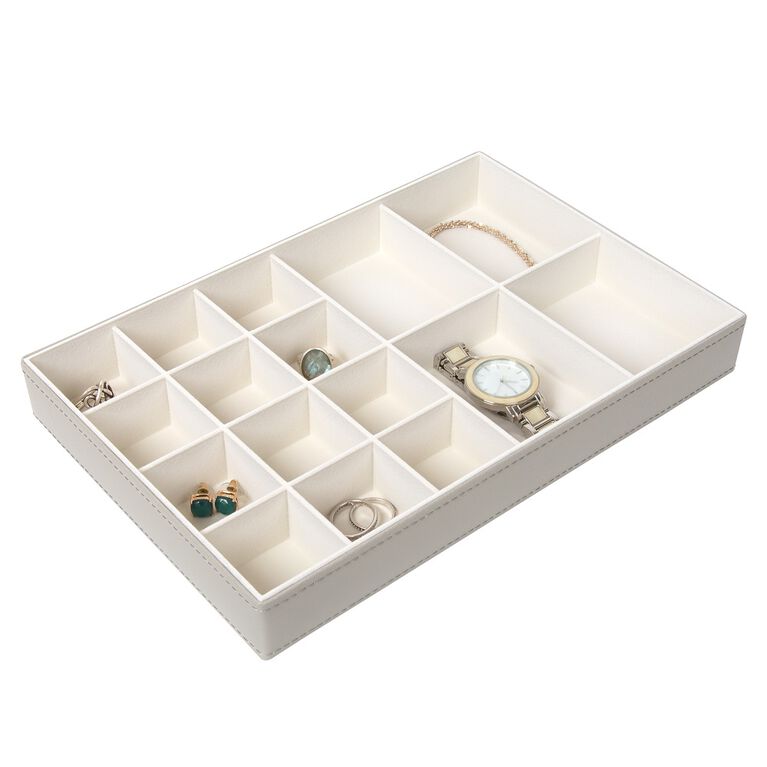 Richards 16 Compartments Jewerly Tray Grey