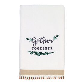 Avanti Linens Modern Farmhouse White Hand Towel