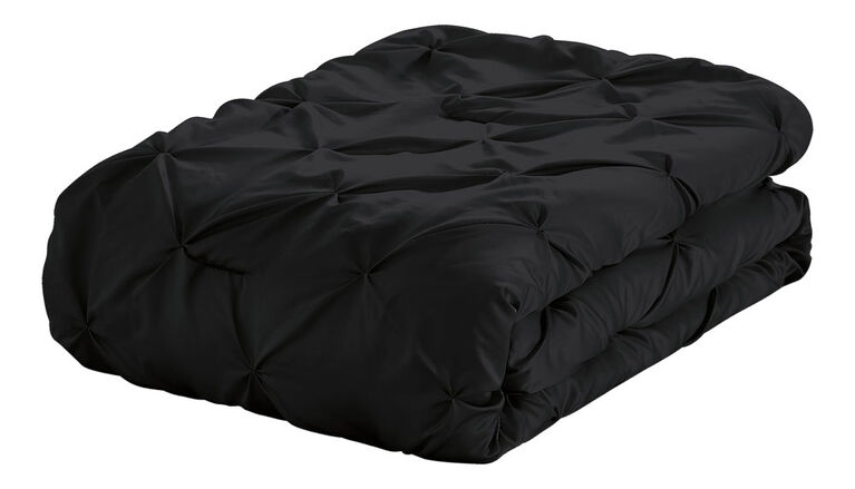 Beco Home Solstice Black  7Pc King Bed in a Bag Comforter Set