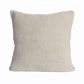 Nemcor Cotton Knit Taupe 20"x 20" Cushion