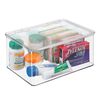 iDesign RPET Med+ Medicine Box- Large Clear