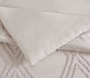 Beco Home Lattice Dot  7Pc Queen Bed in a Bag Comforter Set