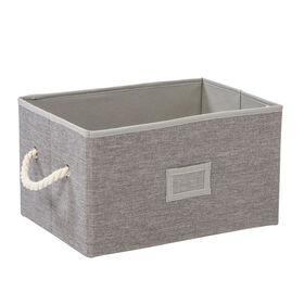 Honey Can Do Large Bins Heather Gray S/3