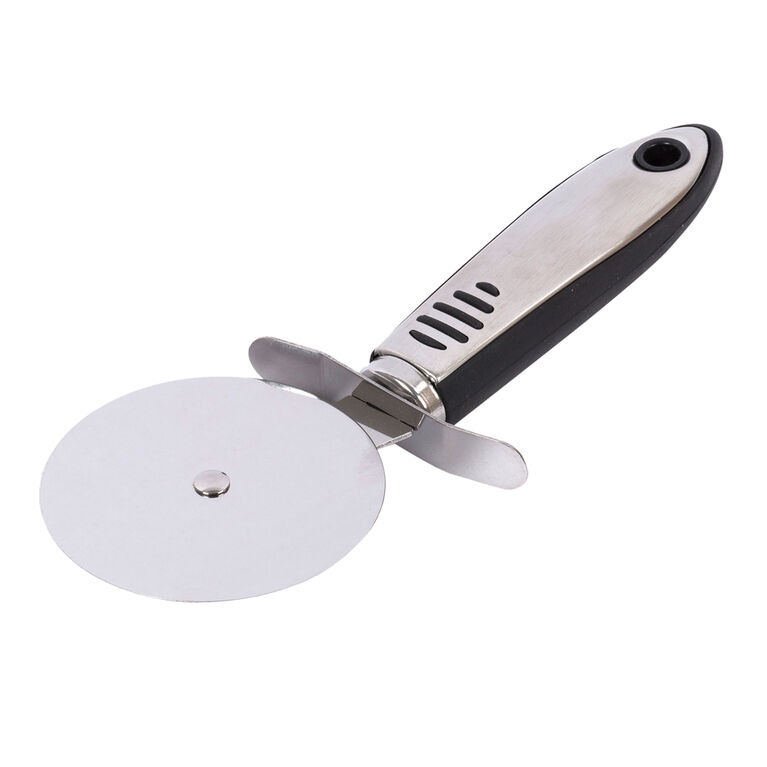 Luciano Gourmet Stainless Steel Pizza Cutter, Silver