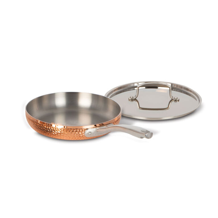 Cuisinart 8-Piece Copper Hand Hammered Stainless Steel Cookware Set