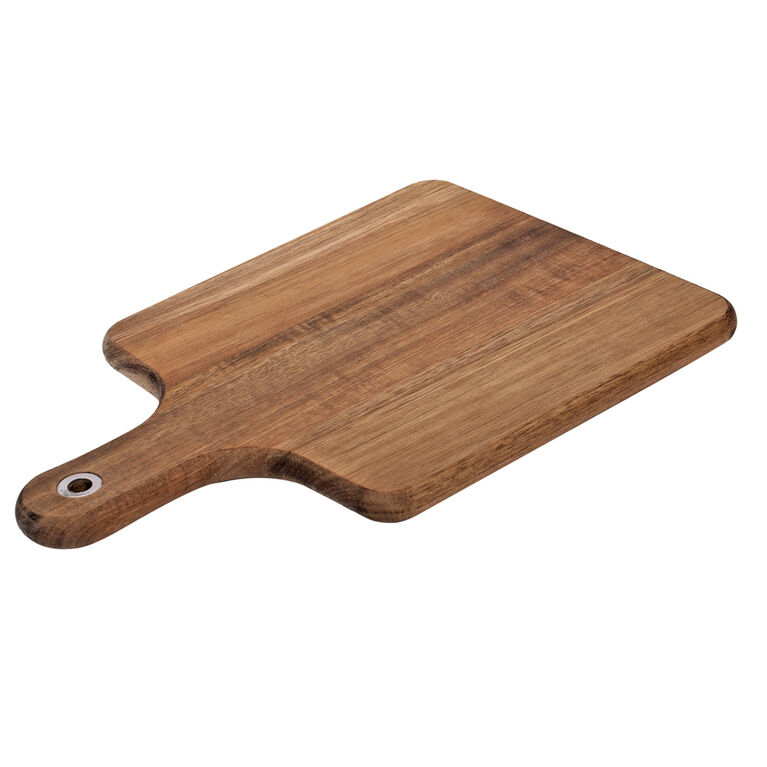 Luciano Gourmet Acacia Wood Serving & Cutting Board, 12.5"L x 8.5"W, Brown