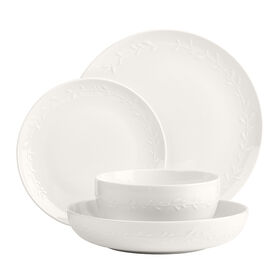 Trudeau Charlie 16Pc Dinnerware Set with Bowl