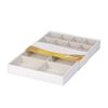 Richards 16 Compartments Tray Large Pebble White