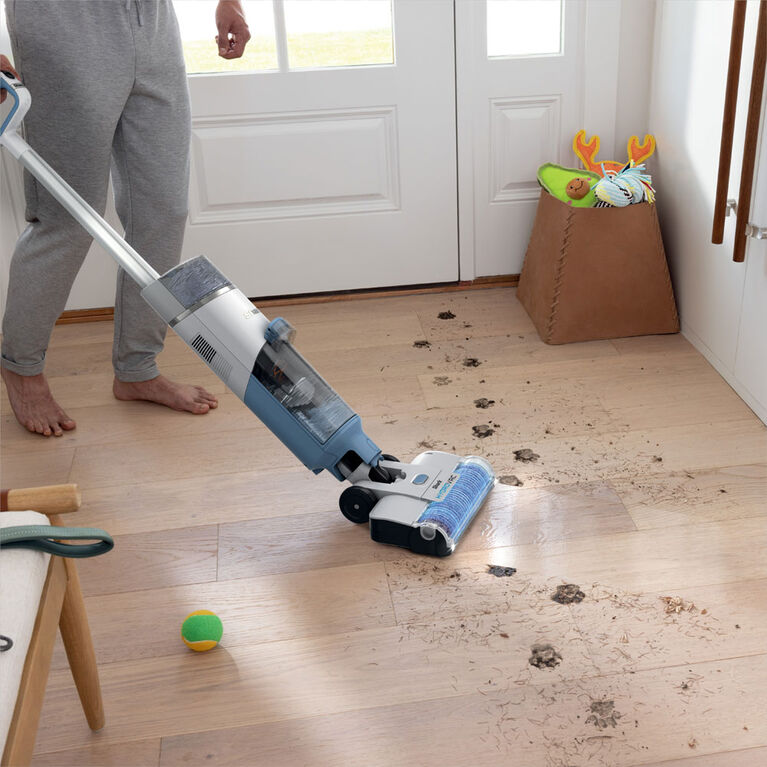 Shark HydroVac Cordless Pro 3in1 vacuum, mop and self-cleaning system with antimicrobial brushroll  and odour neutralizer technology for hard floors and area rugs, Dark Lilac, WD200C